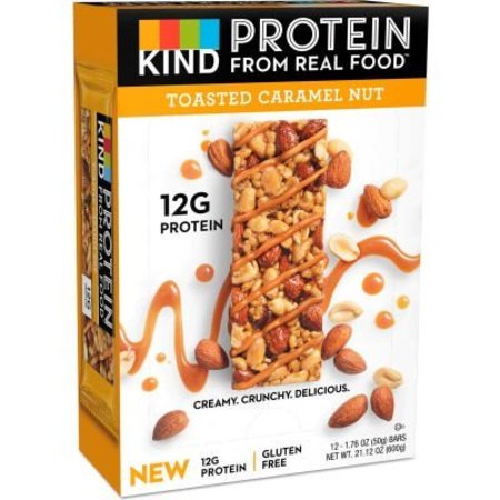 KIND KIND® Protein Bars, Toasted Caramel Nut, 1.76 oz., 12/Box 26041